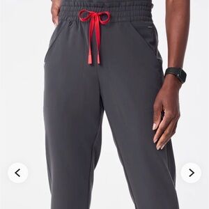 Figs High Waisted Black Technical Jogger Pants